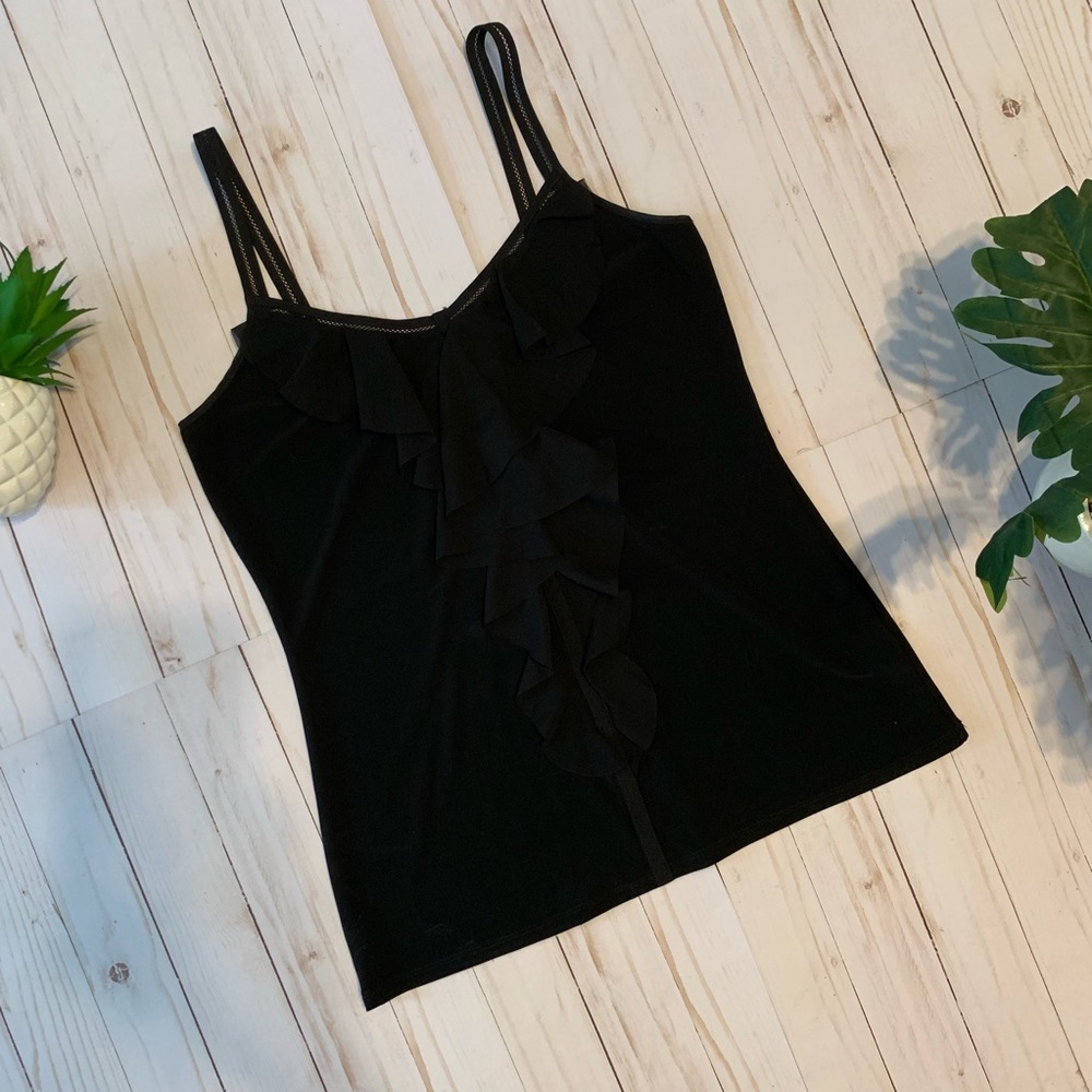 White House Black Market Ruffle Tank